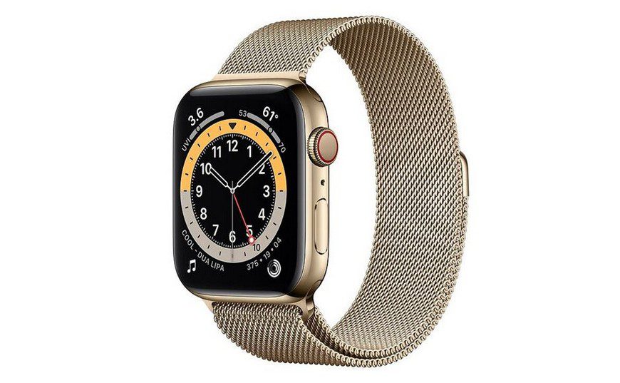 Apple Watch Series 6 GPS + Cellular 44мм Stainless Steel Case with Milanese Loo